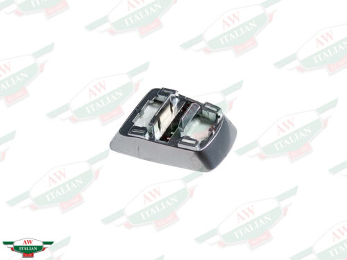 ferrari 306731 Black plastic square with silver metal outline on white background