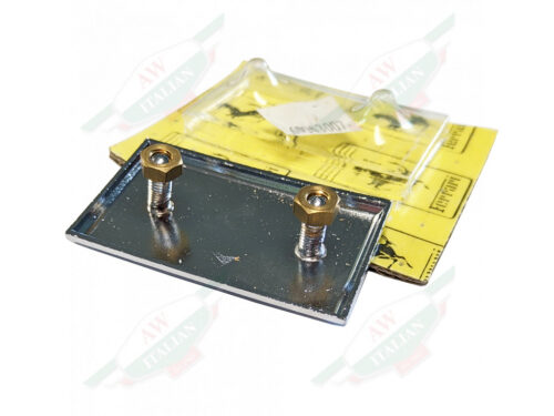 ferrari 60043007 yellow badge with black horse on white background