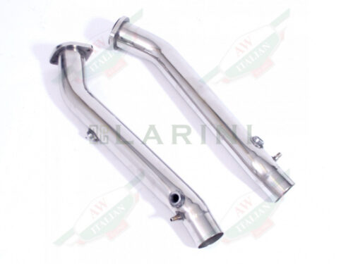 ferrari LA0035RACEP stainless exhaust pipes with flanges