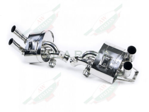 ferrari LA0055CSRSVC polished mufflers with pipes