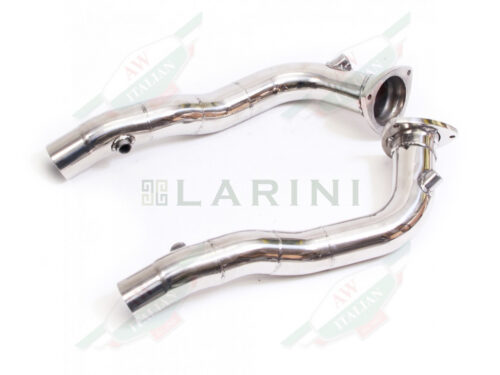 ferrari LA0076RACEP polished exhaust pipes