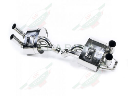 ferrari LA0110SRS polished mufflers with pipes