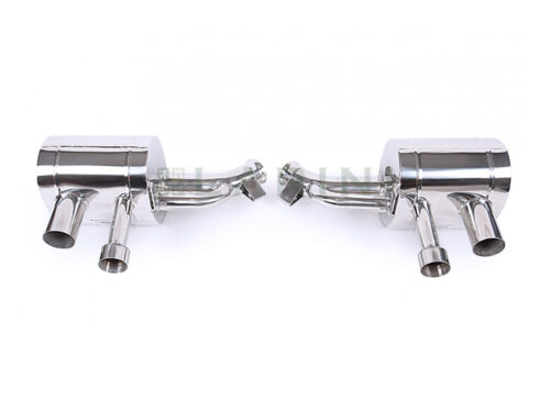 ferrari LA0112SRS polished exhaust mufflers with pipes