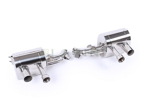 ferrari LA0255CSRSVC polished exhaust mufflers with pipes