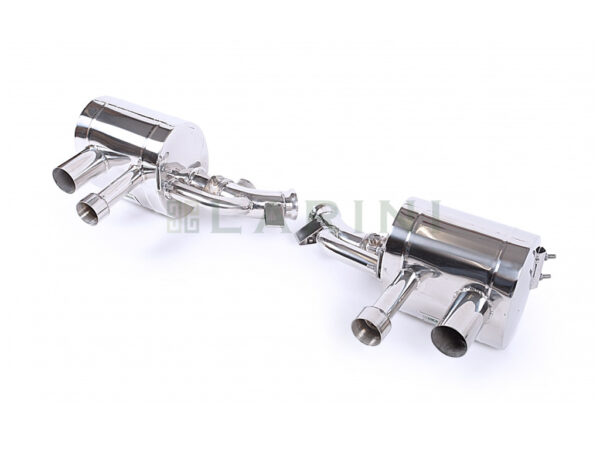 ferrari LA3435CSRSVC polished exhaust mufflers with pipes