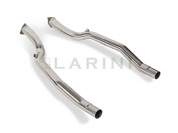 ferrari LA8803RACEP polished exhaust pipes