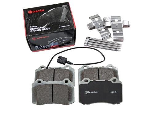 brembo brake pads with wire and black box