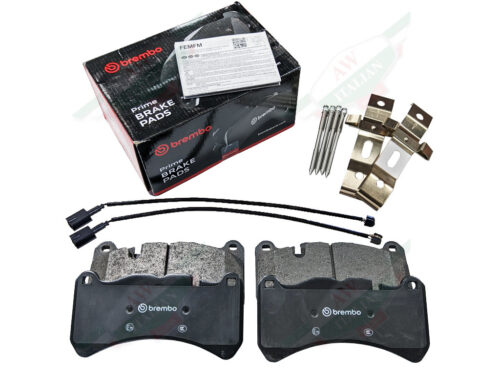 brembo brake pads with wires and metal clips