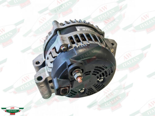 maserati 811433 alternator silver with black ribbed pulley