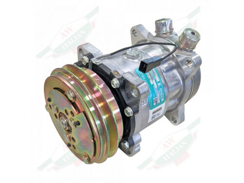 ferrari 123205 ac compressor silver with gold pulley
