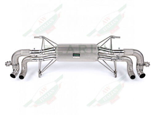 lambo LA0009GT2A exhaust muffler silver pipes
