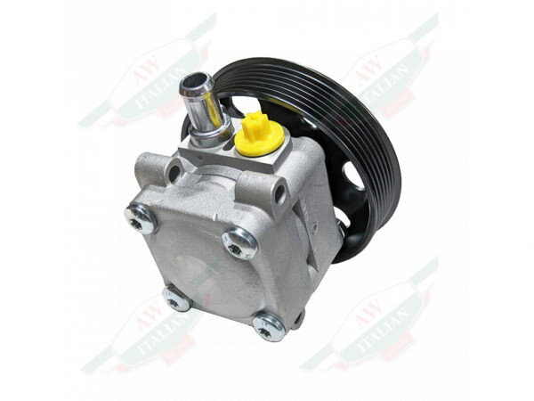maserati 268447 power steering pump round black pulley with holes