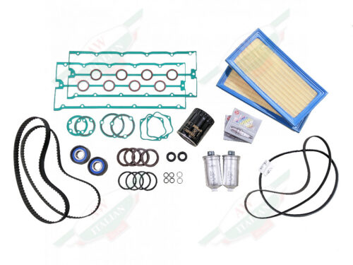service kit with filters green gaskets belts and seals
