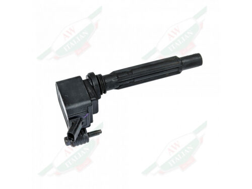 black ignition coil with rubber boot