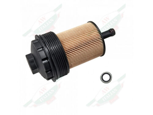 oil filter yellow and black with o-ring