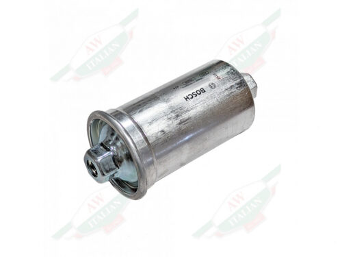 fuel filter silver cylinder canister with threaded ends