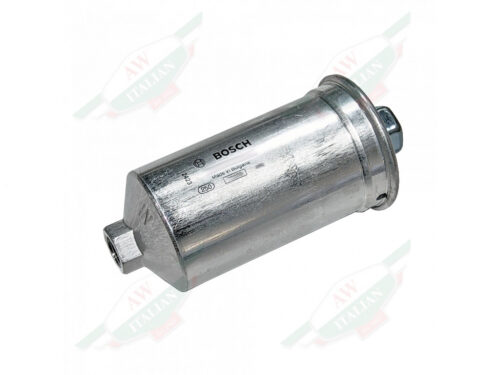 fuel filter silver cylinder canister with threaded ends