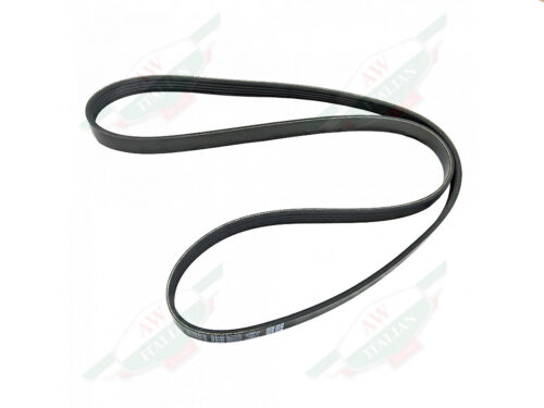 black rubber drive belt