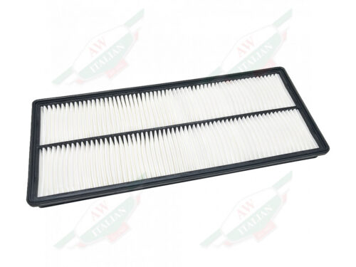 white and black rectangular air filter