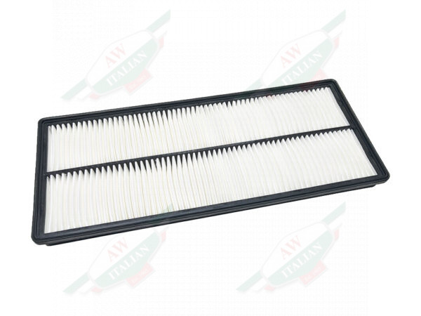 white and black rectangular air filter