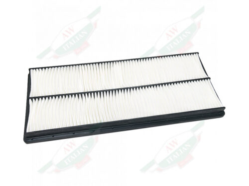 white and black rectangular air filter