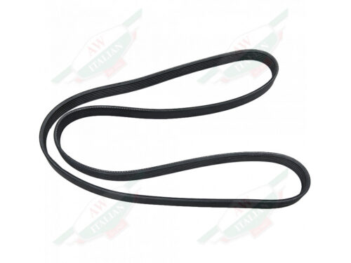 black rubber engine drive belt