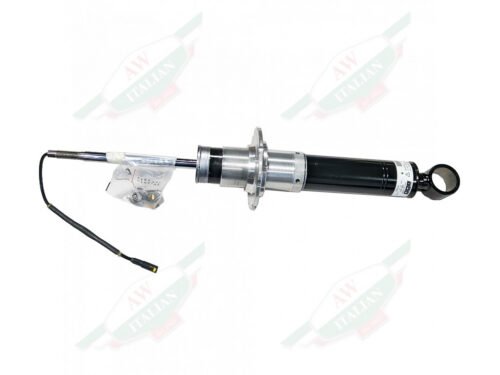 shock absorber black and silver with black wire attached