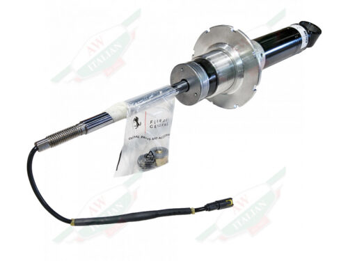 shock absorber black and silver with black wire attached