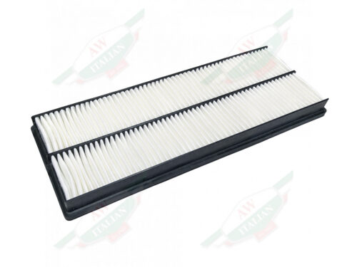 white and black rectangular air filter