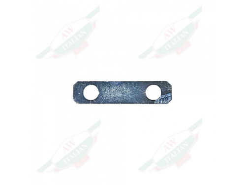 rectangle metal tab with 2 holes