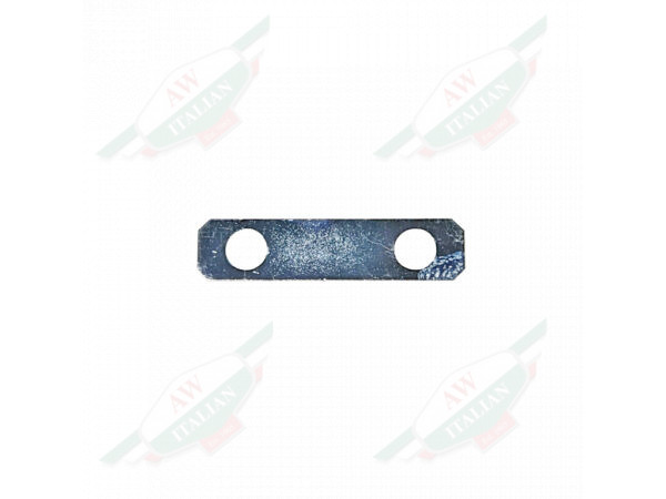 rectangle metal tab with 2 holes