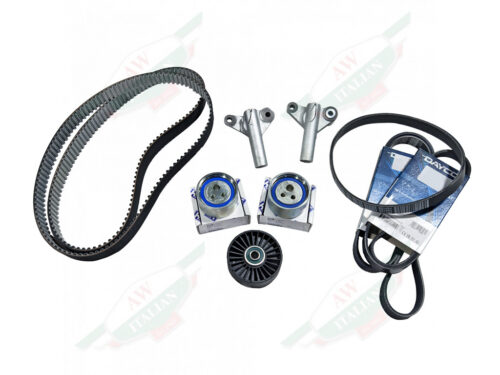 rubber belts with pulleys and tensioners