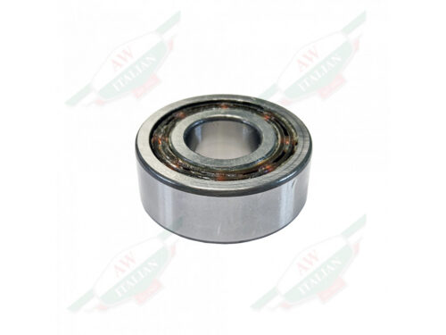silver round bearing on white background