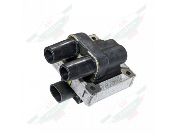 ignition coil black and silver with 3 plugs