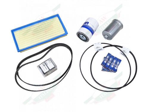 filters and belts and spark plugs