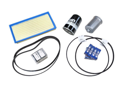 filters and belts and spark plugs