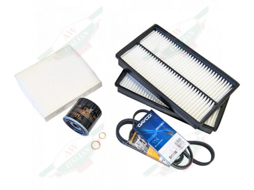 filters, belts, oil filter kit