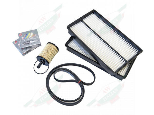 filters, belts, oil filter kit