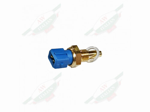 brass sensor with blue connector