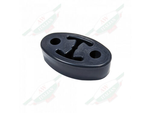 black oval rubber part with holes