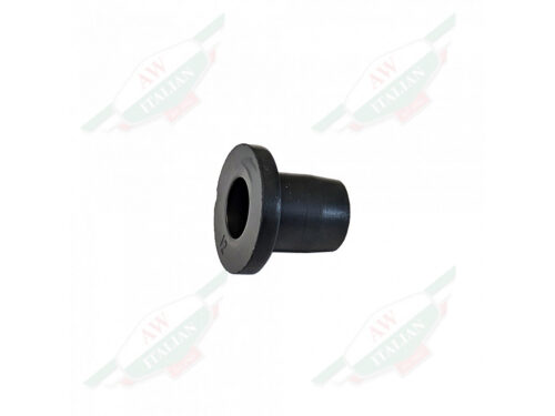 black rubber bushing T shaped with hole through middle