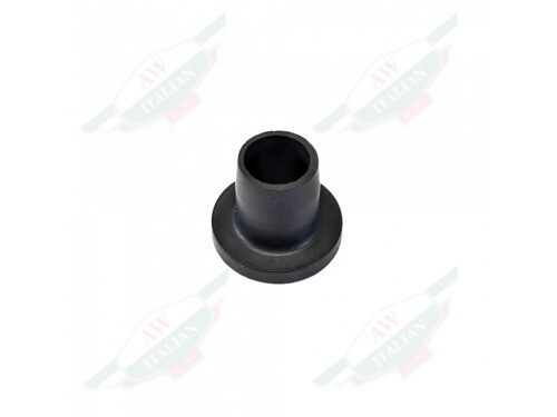 black rubber bushing T shaped with hole through middle