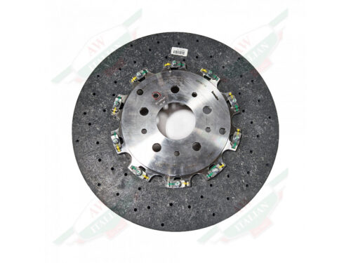 carbon ceramic brake rotor grey with silver middle