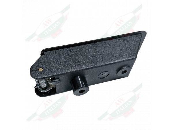 release handle black plastic with chrome horse logo