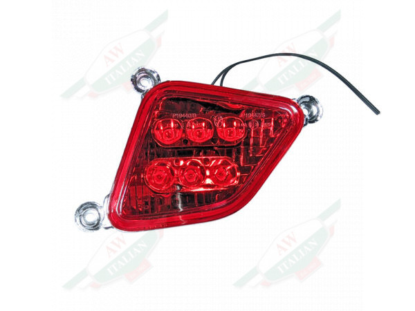 rear fog light red lens with 3 bolt holes