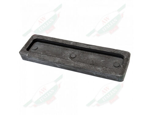black rubber rectangle