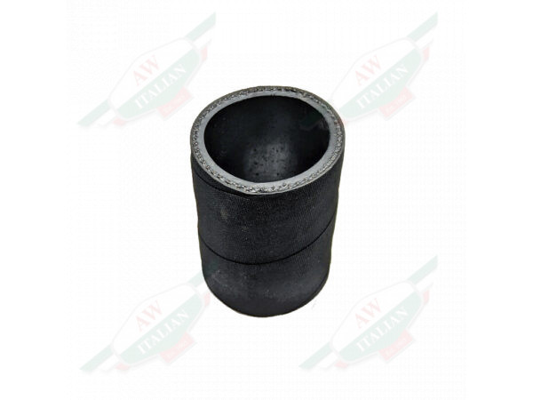 black rubber hose on white background