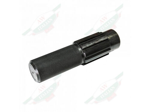 black cylinder with splined shaft