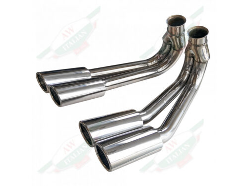stainless steel exhaust pipes with 4 tips