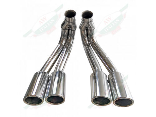 stainless steel exhaust pipes with 4 tips